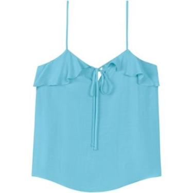 Imagem de Blusa De Alças Com Babados E Amarração-Feminino