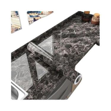 Imagem de Papel De Parede Vinílico Autoadesivo Branco Com Glitter À Prova d'Água