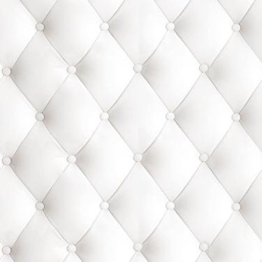 Imagem de Papel De Parede Couro Branco Imitação Adesivo Sala Quarto