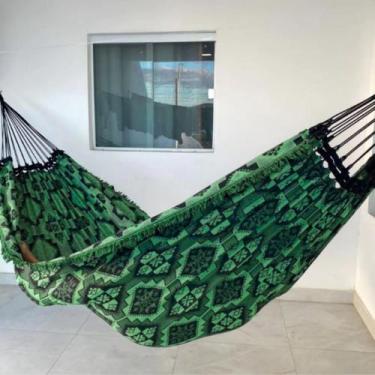 Imagem de Rede De Dormir Descanso Casal e Solteiro Indiana Gigante Toda Reforçad