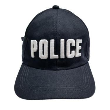 Imagem de Boné Policial Bordado em alto Relevo - Product Authentic, Branco