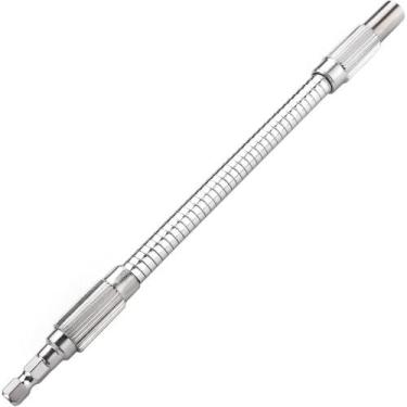 Imagem de Extensor flexível para parafusadeira 20cm adaptador magnético 1/4 - ba