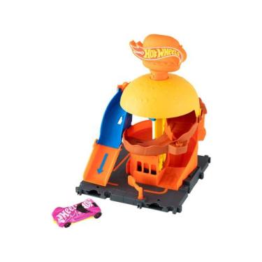 Imagem de Pista Hot-Wheels City Drive Thru Do Hamburguer Mattel Hdr26