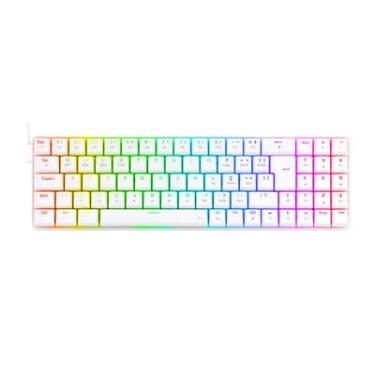 Imagem de Teclado Mecânico Gamer Redragon K626, Branco, Switch Marrom