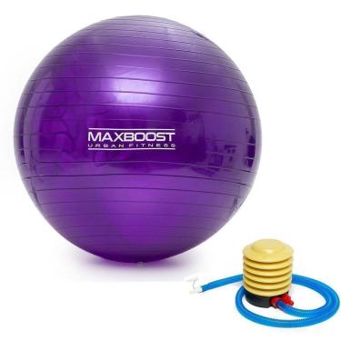 Imagem de Kit Bola de Pilates 55cm Suiça Yoga Ginástica + Bomba para encher-Unissex