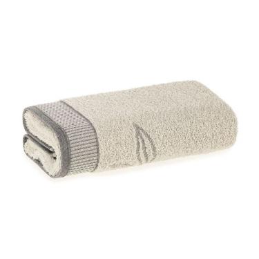 Imagem de Toalha de Rosto Renova 48x80CM 100% Algodão 430g-m2 Macia e Absorvente Natural-preto