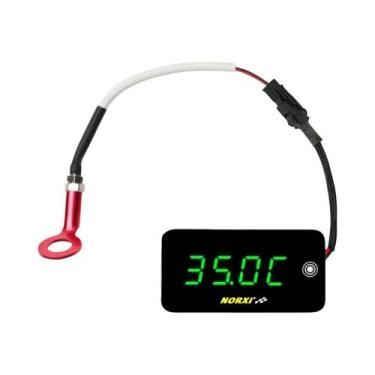 Imagem de Display Digital LED Yamaha NMAX 3 Em 1: Temperatura Do Cabeçote, Volta