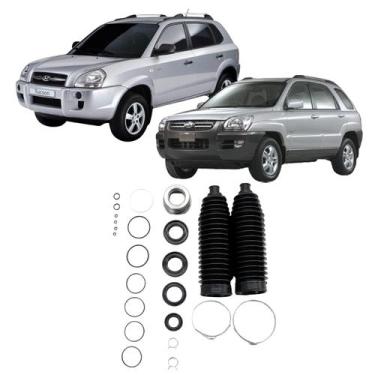 Imagem de Reparo Caixa Direção Hidráulica Hyundai Tucson Kia Sportage 2005 até 2