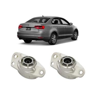 Imagem de Par Coxim Batente Traseiro Volkswagen Jetta 2008 2009 2010 - QualyKits