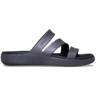 Imagem de Sandália Crocs Getaway Glimmer Strappy Deep Navy-Unissex