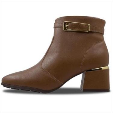 Imagem de Bota Modare Cano Baixo Confortável - Marrom-Feminino