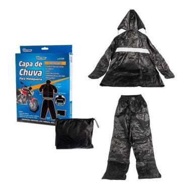 Imagem de Capa De Chuva Conjunto Com Capuz Para Motoqueiro Moto G - Western