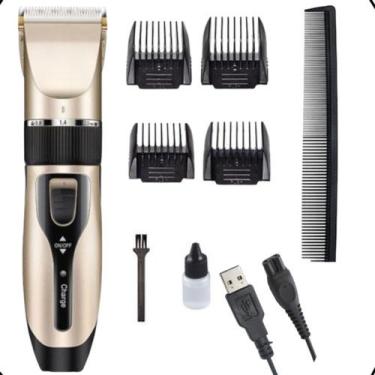 Imagem de Maquina Para Tosar Pet Cachorro Profissional De Corte Cabelo - Máquina