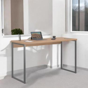 Imagem de Mesa Home Office Escrivaninha Industriale 1,36 Montana - PLATA MÓVEIS