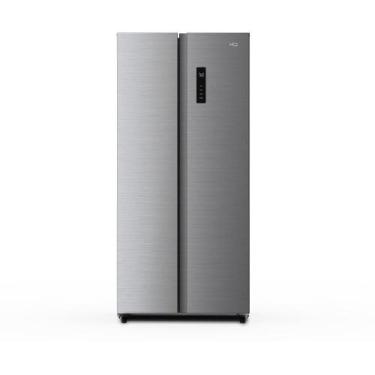 Imagem de Geladeira Refrigerador HQ Frost Free Side By Side 480 Litros Inox HQ-4