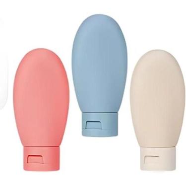Imagem de Kit Frascos Para Viagem 90 ML Com 3 PÇS - N249016-9 - Quanhe