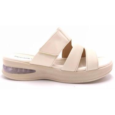 Imagem de Tamanco Feminino Plataforma com Amortecedor Piccadilly 599004, Off whi