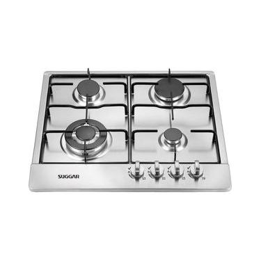 Imagem de Cooktop 4 Bocas Suggar Aço Inox à Gás Bivolt FG4134IX