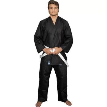 Imagem de Kimono Torah Iniciante - Judo / Jiu Jitsu Preto - Adulto, Preto, A3