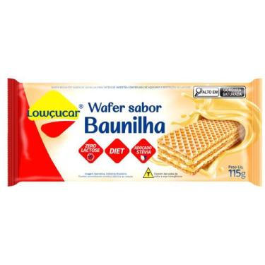 Imagem de Wafer Sabor Baunilha Lowçucar Zero Lactose Diet 115g