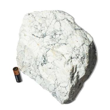 Imagem de Howlita Branca Natural Bruta para Colecionadores e Esoterismo - 6 a 7 