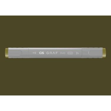 Imagem de Marcador Cis Graf Duo Brush - avulso, 42 - Bronze Geen