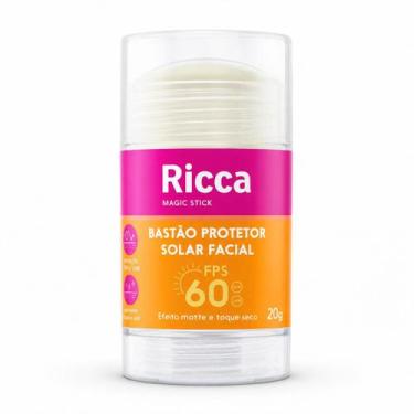 Imagem de Bastão Protetor Solar Facial Ricca Fps 60 Cód.3816 - BELLIZ COMPANY