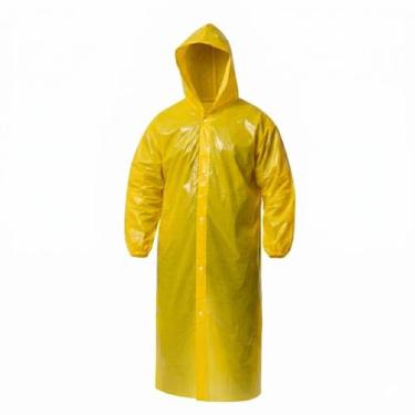 Imagem de Capa de Chuva Vinil Amarela EVA CA 49134 Brasmo Tamanho:XXG, XXG