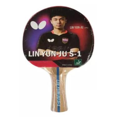 Imagem de Raquete De Tênis De Mesa Butterfly Lin Yun Ju - S1, Unico, Vermelho, P