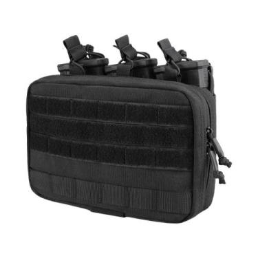 Imagem de Organizador Tático Molle Com Bolsa Tripla Para Carregadores E Bolso In