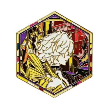 Imagem de Broches De Anime Cosplay Honkai Star Rail Silver Wolf LV.999, Emblemas