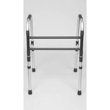 Imagem de Andador Fixo Alumínio Dobrável 100kg - Congratulations Store