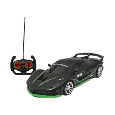 Imagem de Carrinho De Controle Remoto Carro Esportivo Corrida Infantil - Toy Kin