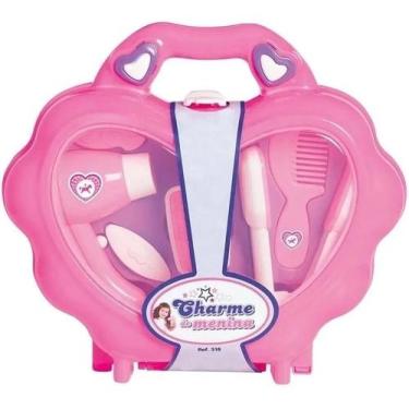 Imagem de Brinquedo Maleta Maquiagem Infantil Meninas Salão De Beleza - Calesita