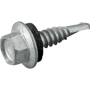 Imagem de Parafuso Autobrocante Sextavado 2910006310 com Acabamento Dacromet e Arruela de Neoprene Inox Vonder