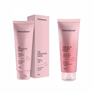 Imagem de Kit Hidrabene Gel Esfoliante Facial 100g + Sabonete Líquido Facial 120ml
