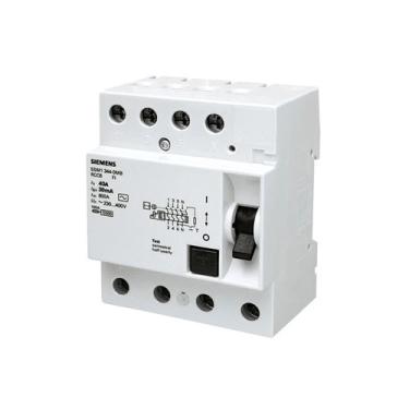 Imagem de Interruptor DR 3P+N 25A/30mA AC 380V 5SM1 342-0 MB – Siemens