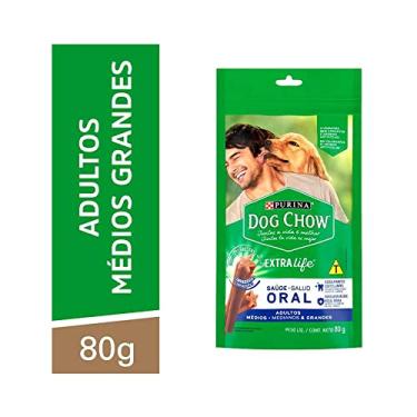 Imagem de DOG CHOW® Saúde Oral® Petisco para Cães Adultos Médios e Grandes 80g