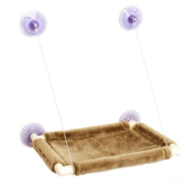 Imagem de Cama de Janela Gatton Catbed Pelúcia Areia para Gatos - Tam. M