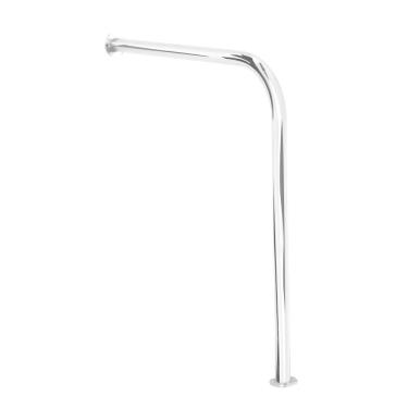 Imagem de Barra De Apoio Para Vaso Sanitário 70x70 Corrimão L Em Alumínio