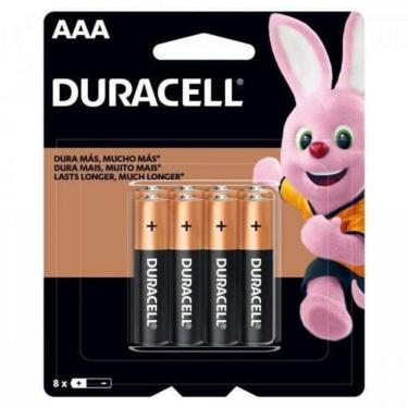 Imagem de Pilha Alcalina Aaa Mn2400B8 Duracell Cartela Com 8 Un