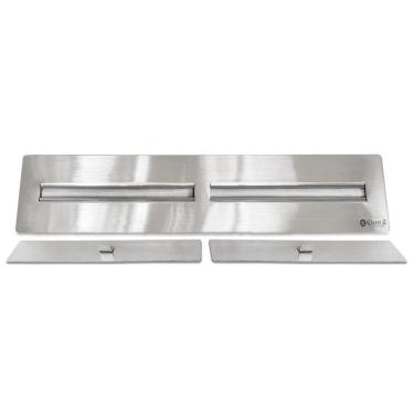 Imagem de Lareira Ecológica Álcool Classe A -Queimador 80 Duplo=2X40Cm