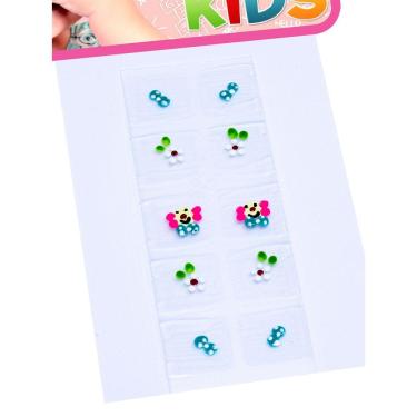 Imagem de Kit 100 Adesivos de Unha Kids Artesanal, Arte sedução