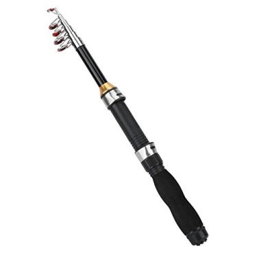 Imagem de vara de mar pequena port¨¢til vara curta de pesca no gelo Mini ferramentas de pesca de mar para pesca de truta de salm?o baixo(1.2M),Mini vara de pesca, Varas de pesca do mar Vara telesc¡§?pica D