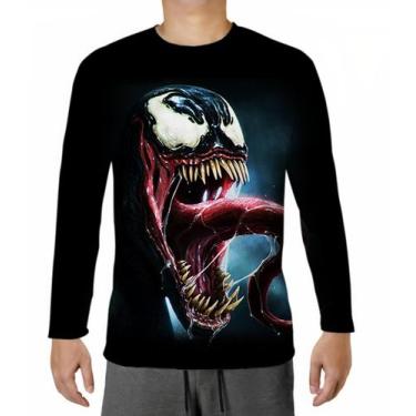 Imagem de Blusa Camiseta Manga Longa 30 Venom Filme Marvel - Primus