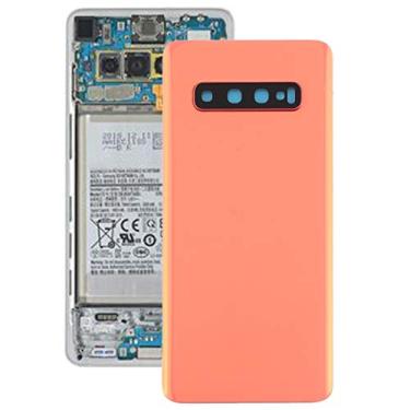 Imagem de HONGYAN Peças de substituição de telefone celular Tampa traseira da bateria com lente da câmera para Galaxy S10 Acessórios telefônicos