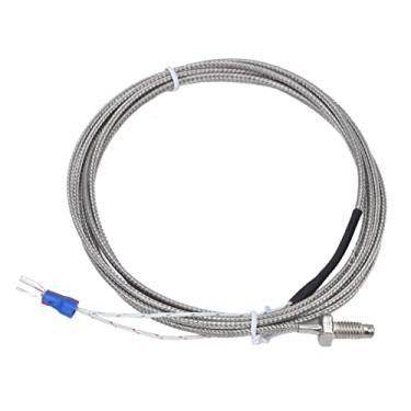 Imagem de Tipo K Termopar Fio Blindado Sensor de Temperatura Sonda de Parafuso 78,74 polegadas 0-450 ℃ WRNT-01