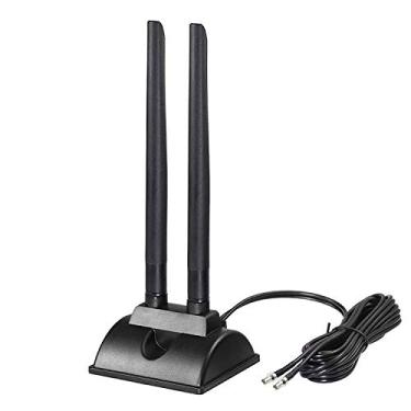Imagem de Bingfu Antena 4G LTE 6dBi Base Magnética MIMO TS9 Antena Compatível com Verizon AT&T T-Mobile Sprint 4G LTE Hotspot Móvel MiFi Router Modem de Banda Larga Celular Adaptador Dongle Modem USB