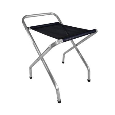 Imagem de Suporte De Malas Alumínio Com Encosto Dobrável Hotel Até 100kg - 648 Zaka