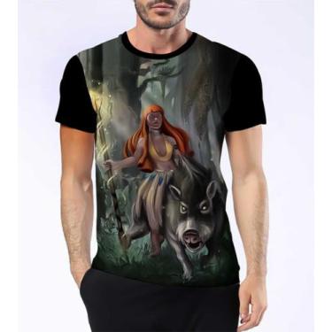 Imagem de Camiseta Camisa Caipora Folclore Brasileiro Mitologia Hd 1 - Dias No E